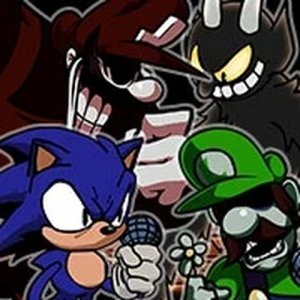 FNF Powerdown But Everyone Sings It Online Game