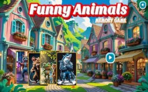 Animal Pairs Memory Game