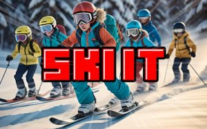 Ski It Online Game - Cartoon Skiing Challenge