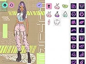 Pastel Cyberpunk Dress Up Game